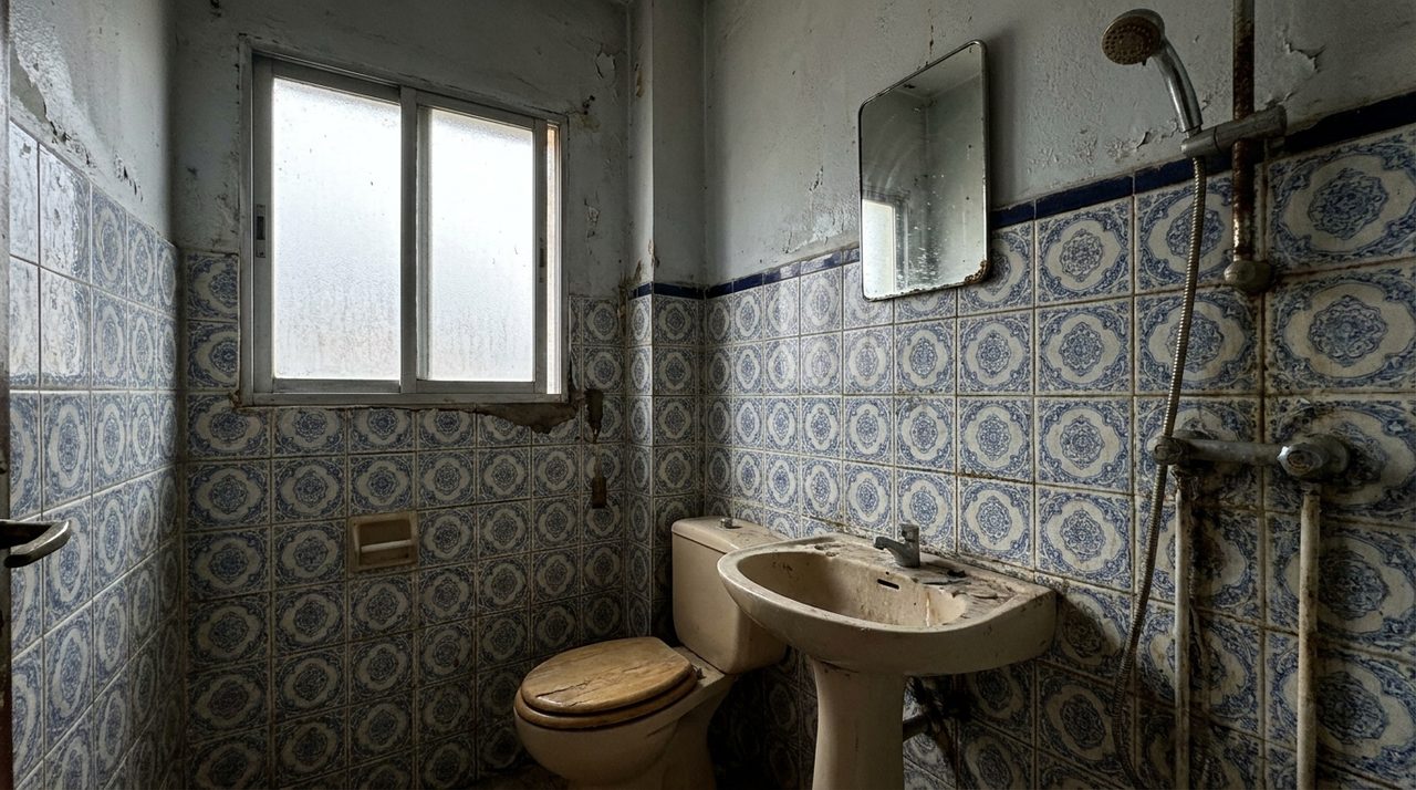 Bathroom before